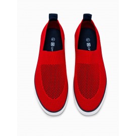 Raudoni vyriški laisvalaikio batai "Slipa"