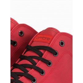 Raudoni laisvalaikio batai "Meni"