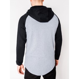 Pilkas vyriškas džemperis su kapišonu "Wear"