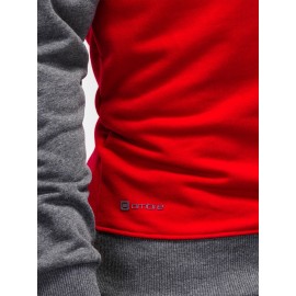 Raudonas su pilku vyriškas džemperis "Redpi"