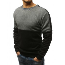 Pilkas-juodas vyriškas džemperis "Kulto"