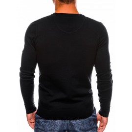 Juodas vyriškas megztinis "Minesi"