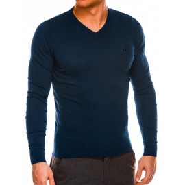 Vyriškas tamsiai mėlynas megztinis "Pot"