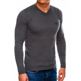 Vyriškas tamsiai pilkas megztinis "Pot"