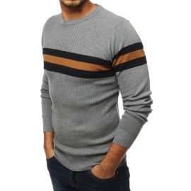 Pilkas vyriškas megztinis "Jasno"