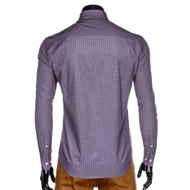 Vyriški ilgomis rankovėmis violetiniai marškiniai "Sepi"